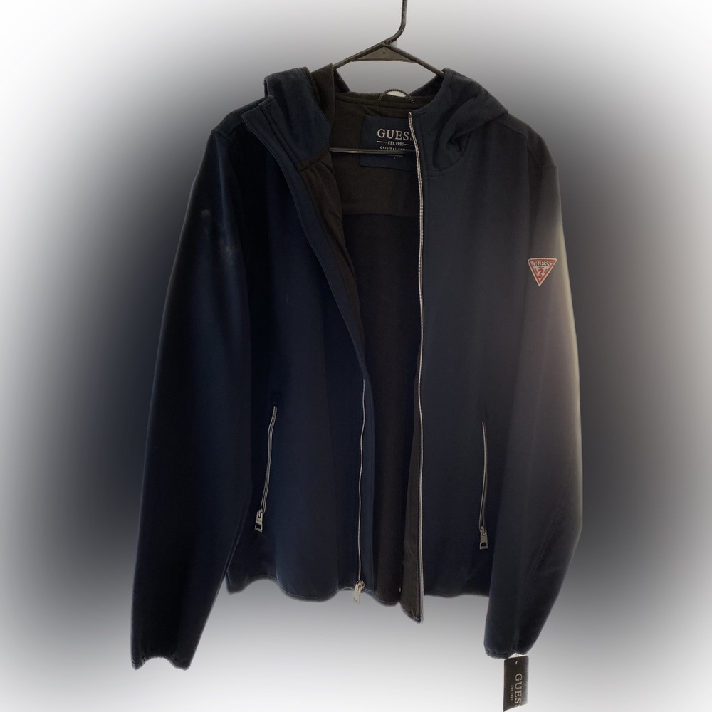 GUESS Hooded rain jacket